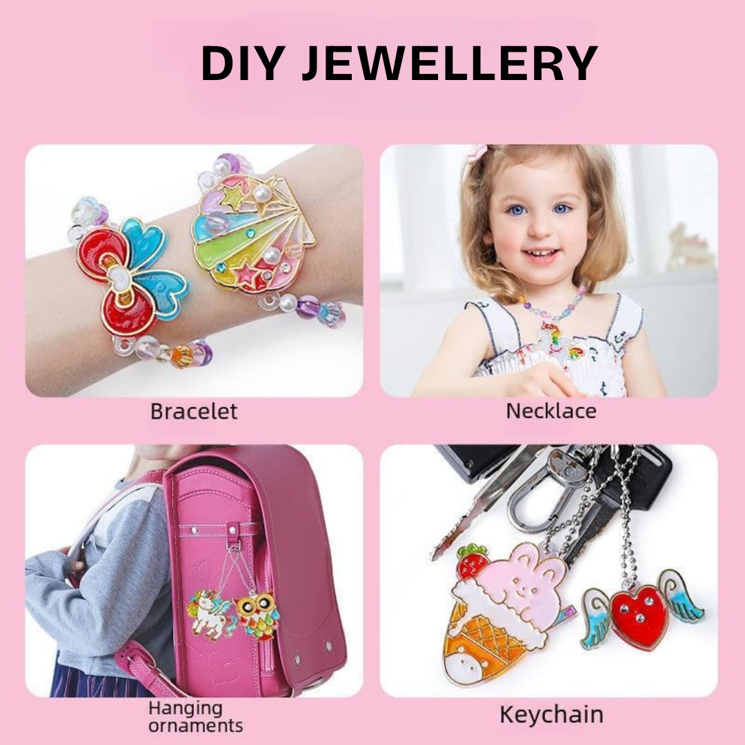 DIY Art Glue Jewellery and Keychain | Creative Craft Activity | Decorate and Display | Return Gift