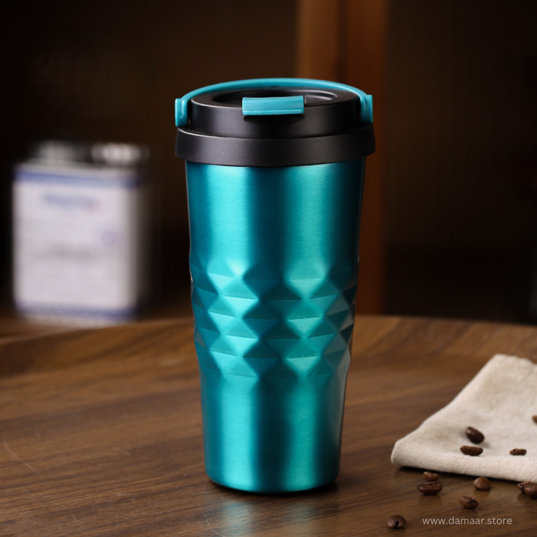 Stainless Steel Vacuum Insulated Tumbler Flask | 500 ML Capacity | Hot or Cold Drink