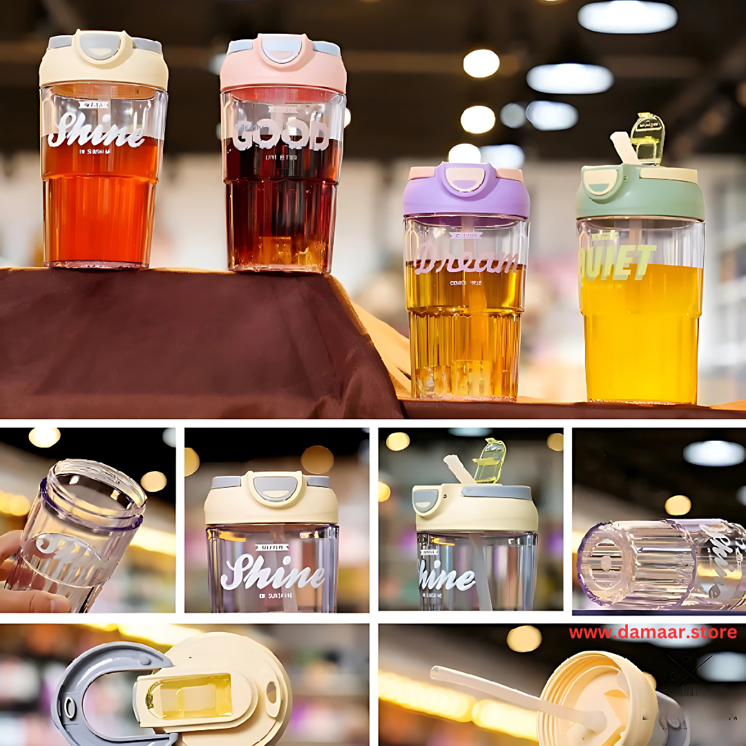 Classy Tumbler | 2 in 1 , Use as Tumbler or Sipper | 480 ML Capacity | For Hot or Cold Beverage