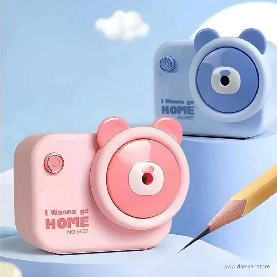 Camera Pencil Sharpener | Smooth Colours
