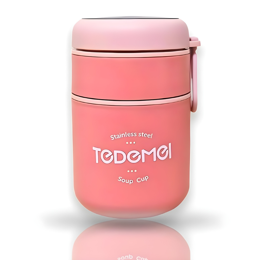 SoupSnack Lunch Box | Easy Carry | Leakproof | Double Space | 710ml capacity | Office or School