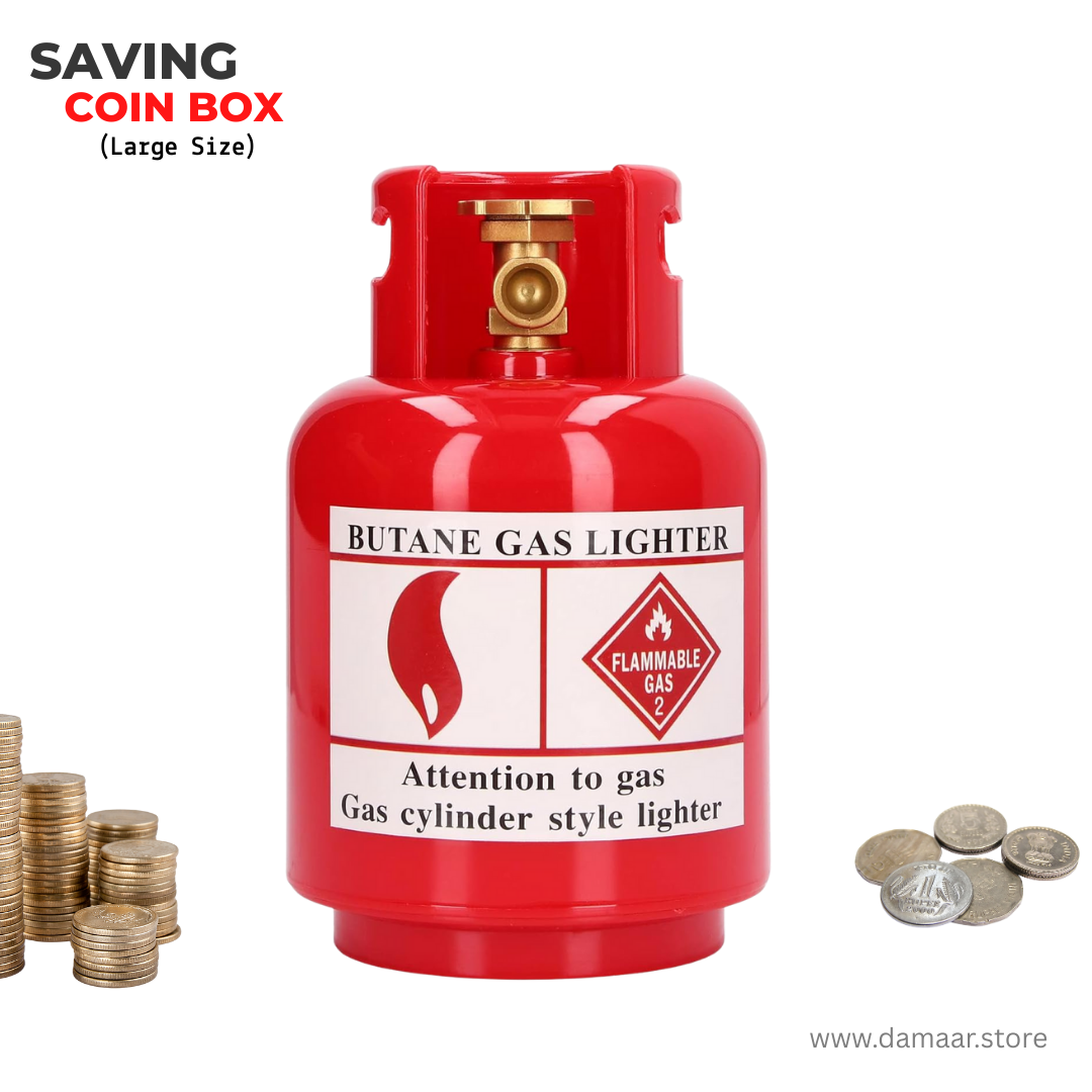 Gas Cylinder Coin Box | Beautiful and Practical | Saving Coin Box | Decoration