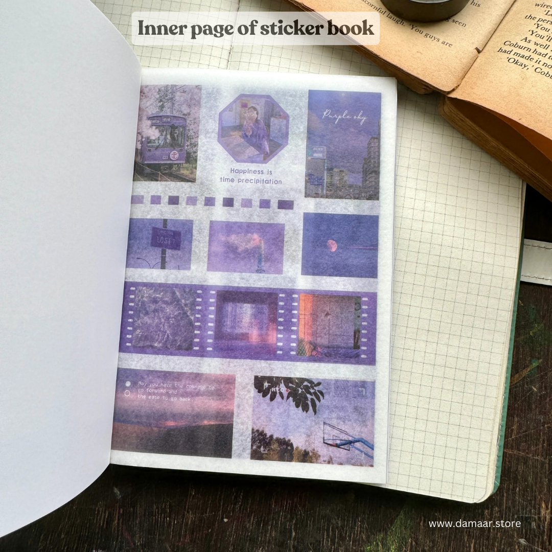 Decorative Stickers Book - Tipsy Kingdom Theme | 20 Sheet Booklet | Variety of Designs