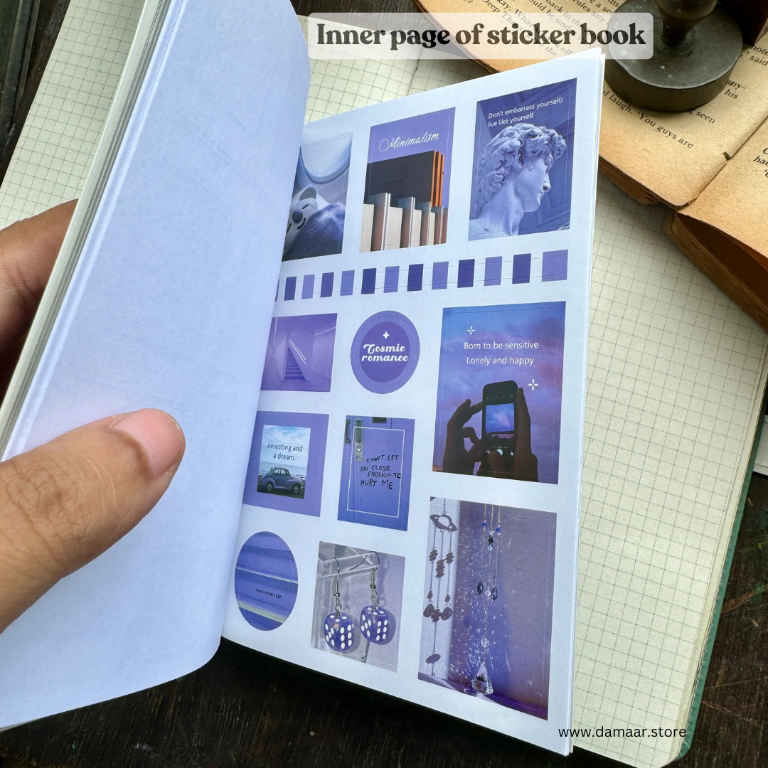 Decorative Stickers Book - Tipsy Kingdom Theme | 20 Sheet Booklet | Variety of Designs