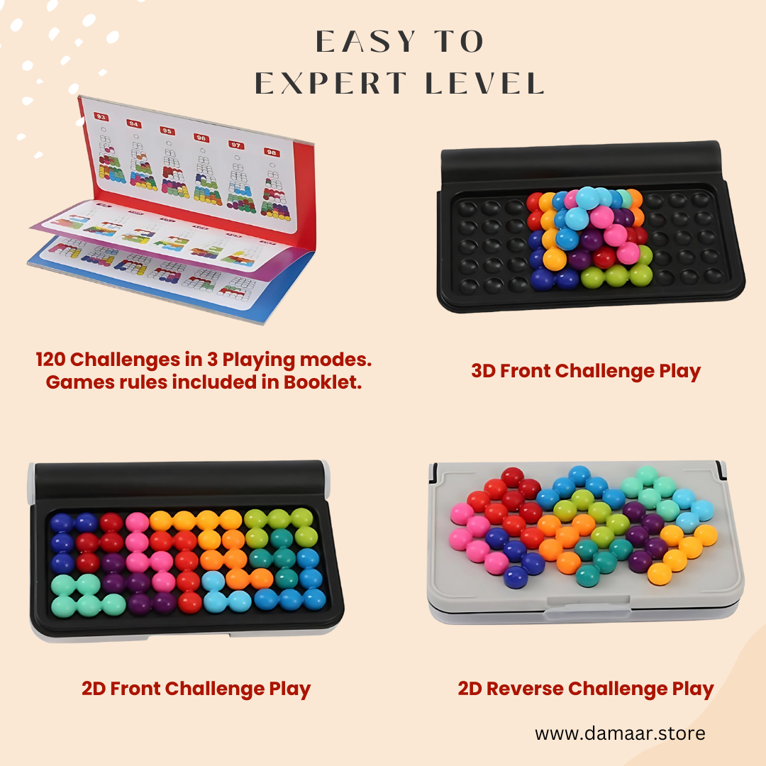 IQ Games | Puzzle Play | 120 Challenges | 5 Levels | Unlock Intelligence | Smart Games Toy