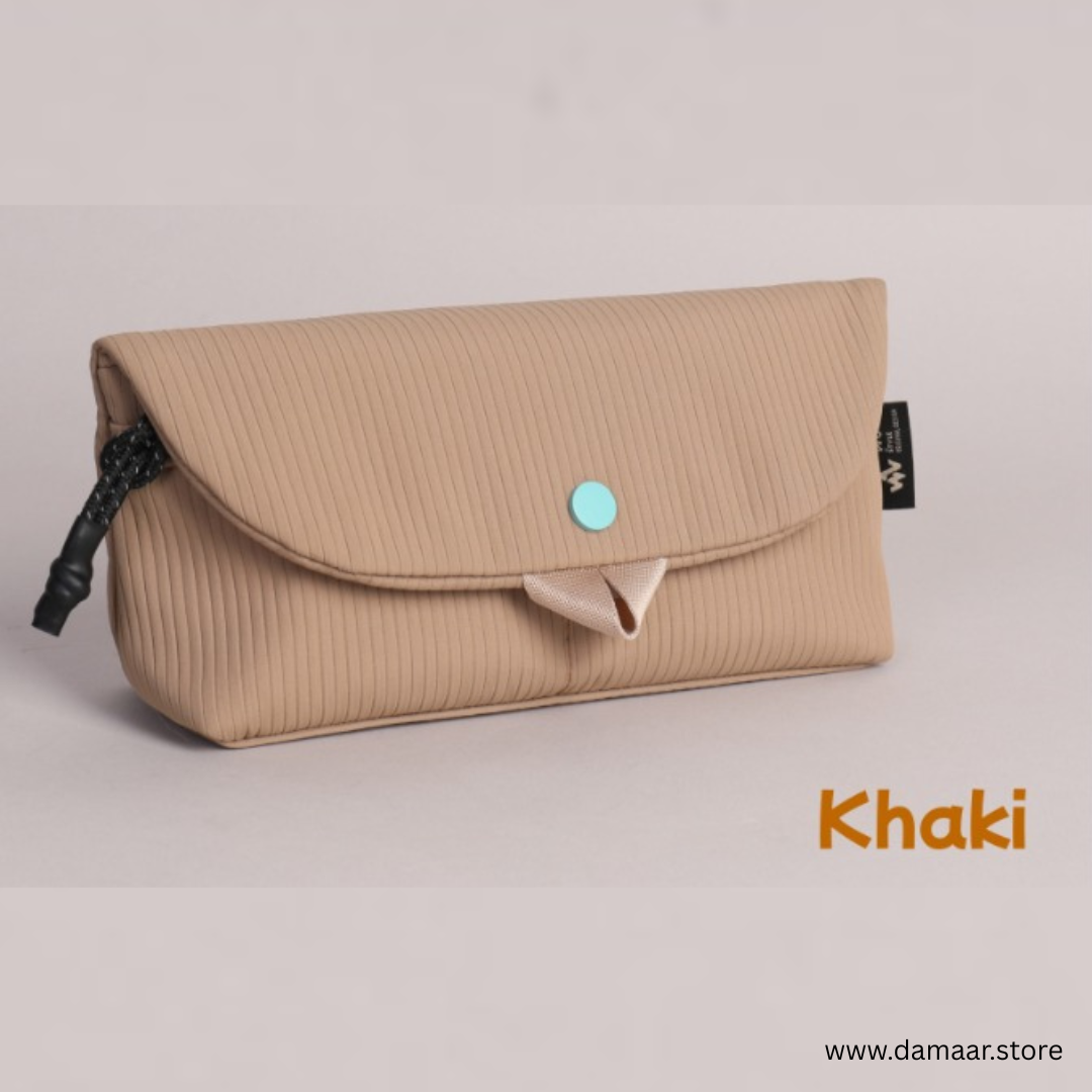 Smarty Sleek Pouch | Stylish | Zipper & Pocket | Ideal for Students and Teens