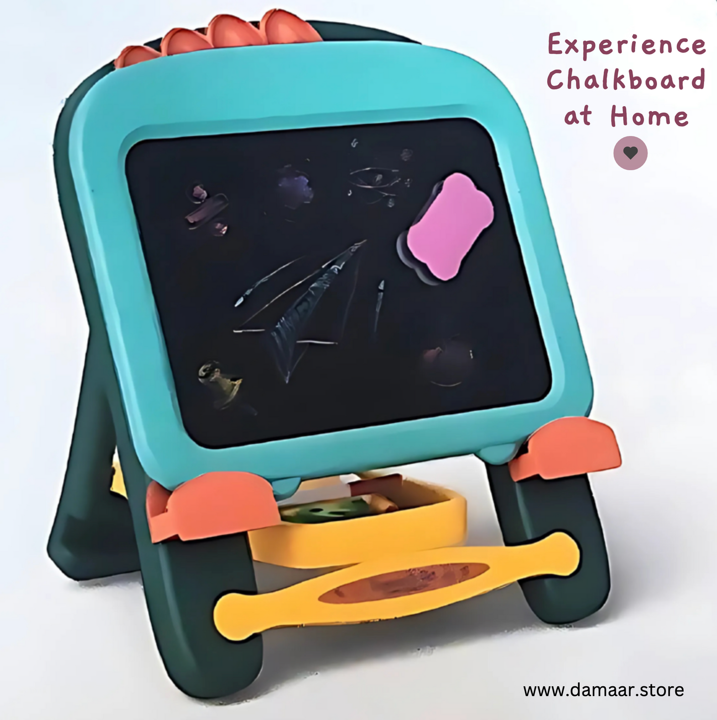 Interactive Double-Sided Drawing Board - 2 in 1 | Magnetic sheet | Child Development