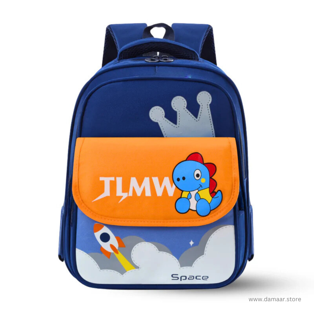 School Bag | Cartoon Style Space Backpack | Durable