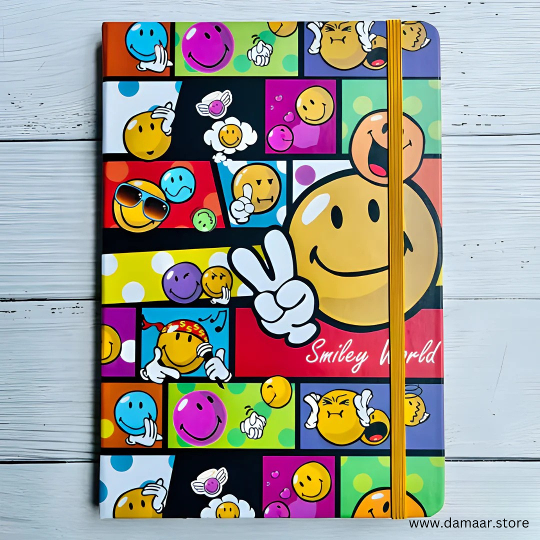 Smiley Diary | Stylish and Fancy Note Book | Set of 2 | Random Design