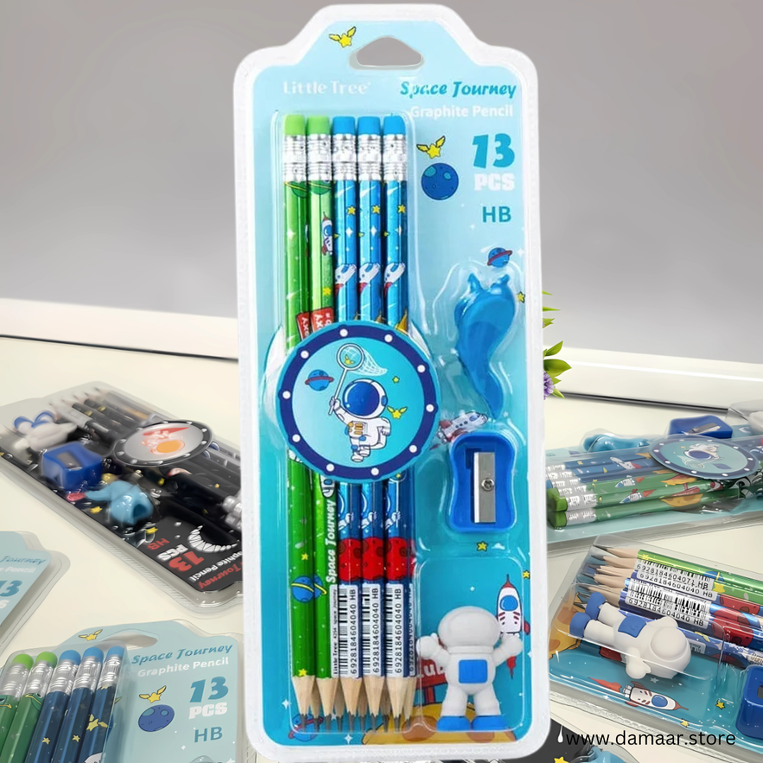 Space Theme Pencil | Smooth Writing | Fine Tip | High Quality Graphite Pencil | Stationery