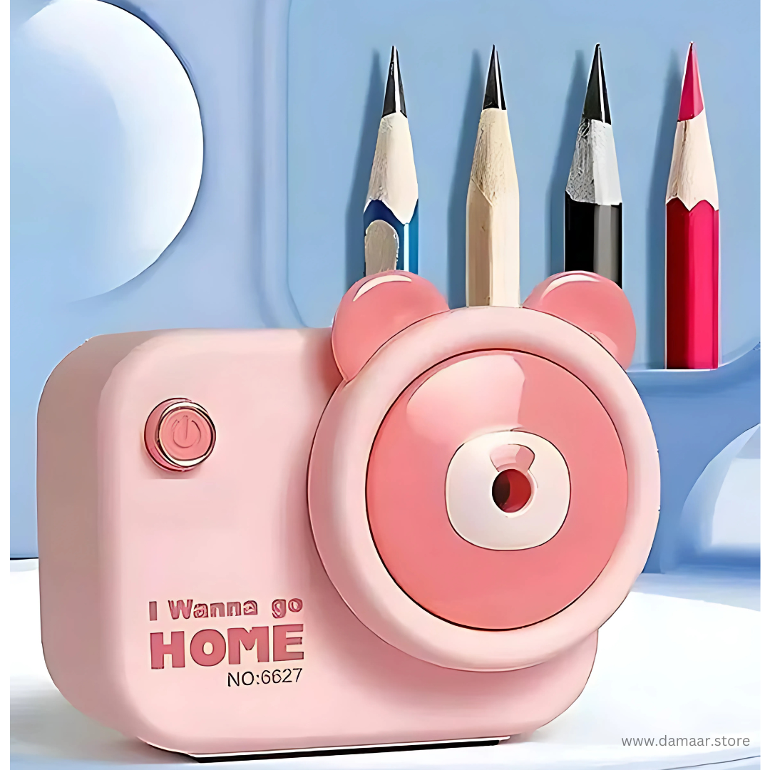 Camera Pencil Sharpener | Smooth Colours