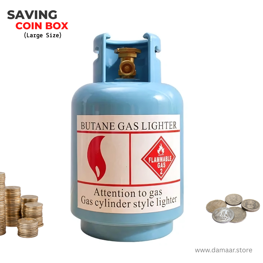 Gas Cylinder Coin Box | Beautiful and Practical | Saving Coin Box | Decoration