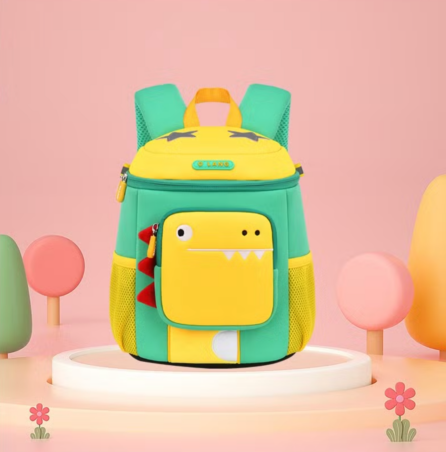 Plush Dino Backpack | School Bag | Lightweight