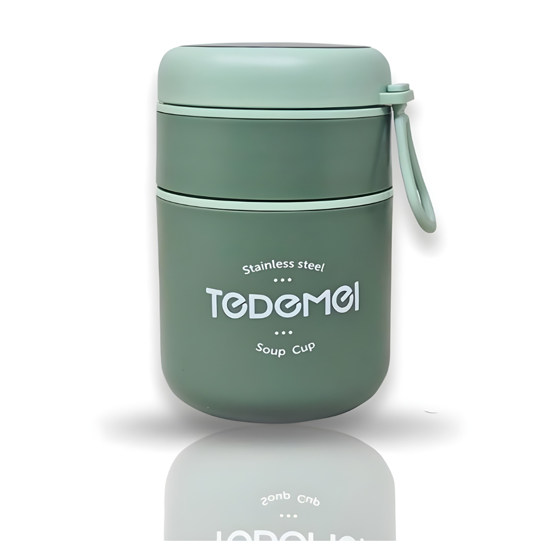 SoupSnack Lunch Box | Easy Carry | Leakproof | Double Space | 710ml capacity | Office or School