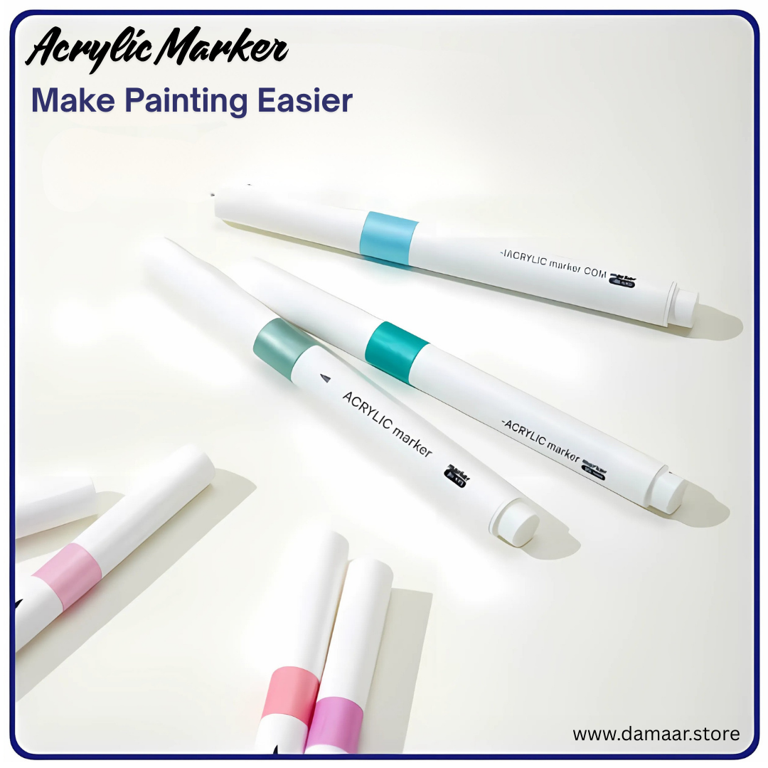 ArtBliss Acrylic Marker | Bright Colors | Easy Coverage | Smooth Ink Flow | Gift Pack