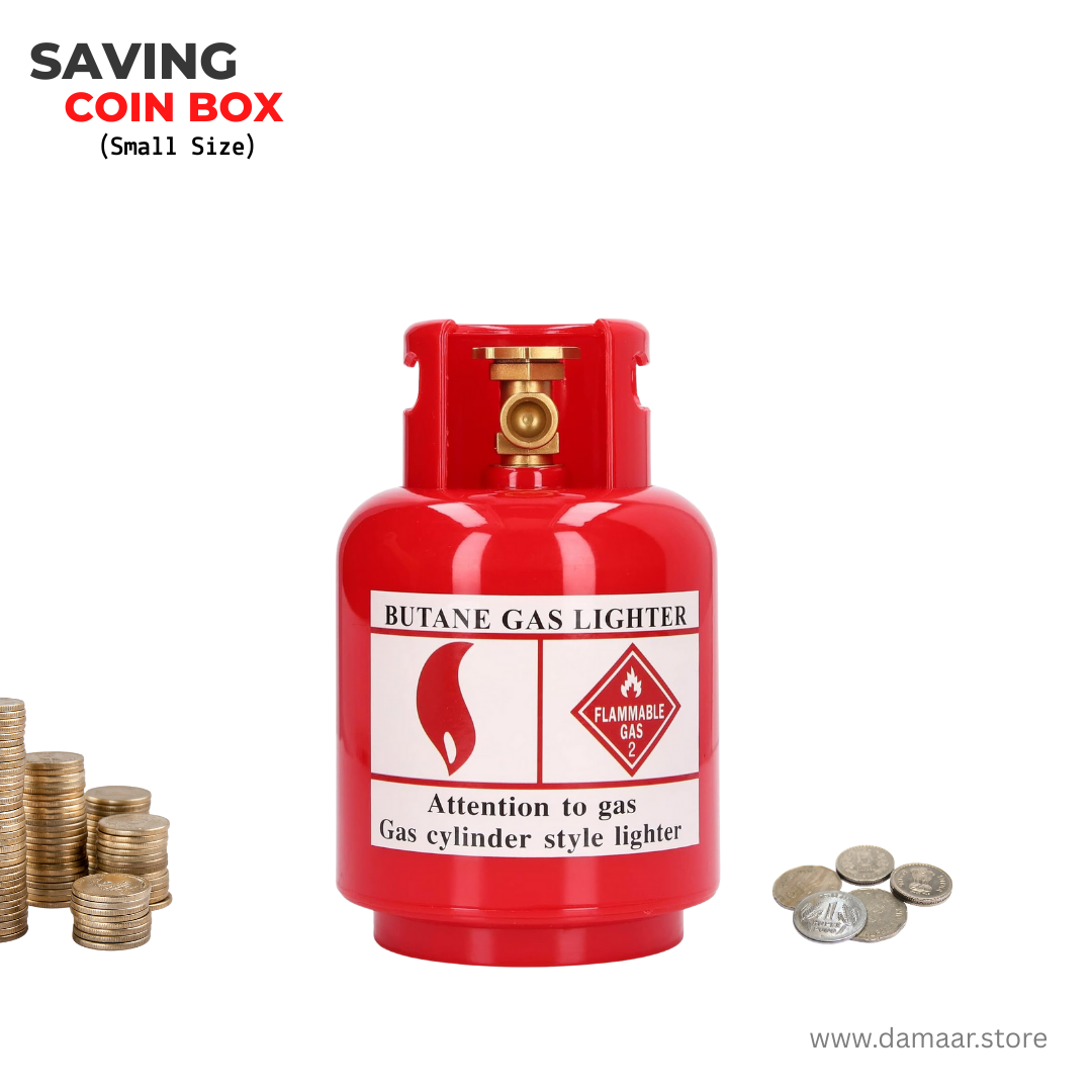 Gas Cylinder Coin Box | Beautiful and Practical | Saving Coin Box | Decoration