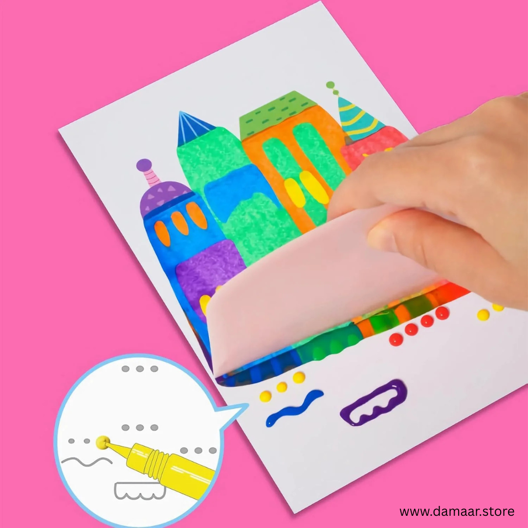 Rainbow Scratch Art Kit | All in One, Colourful Art | 35 Piece Craft Set | Young Artist & Kidsâ¨