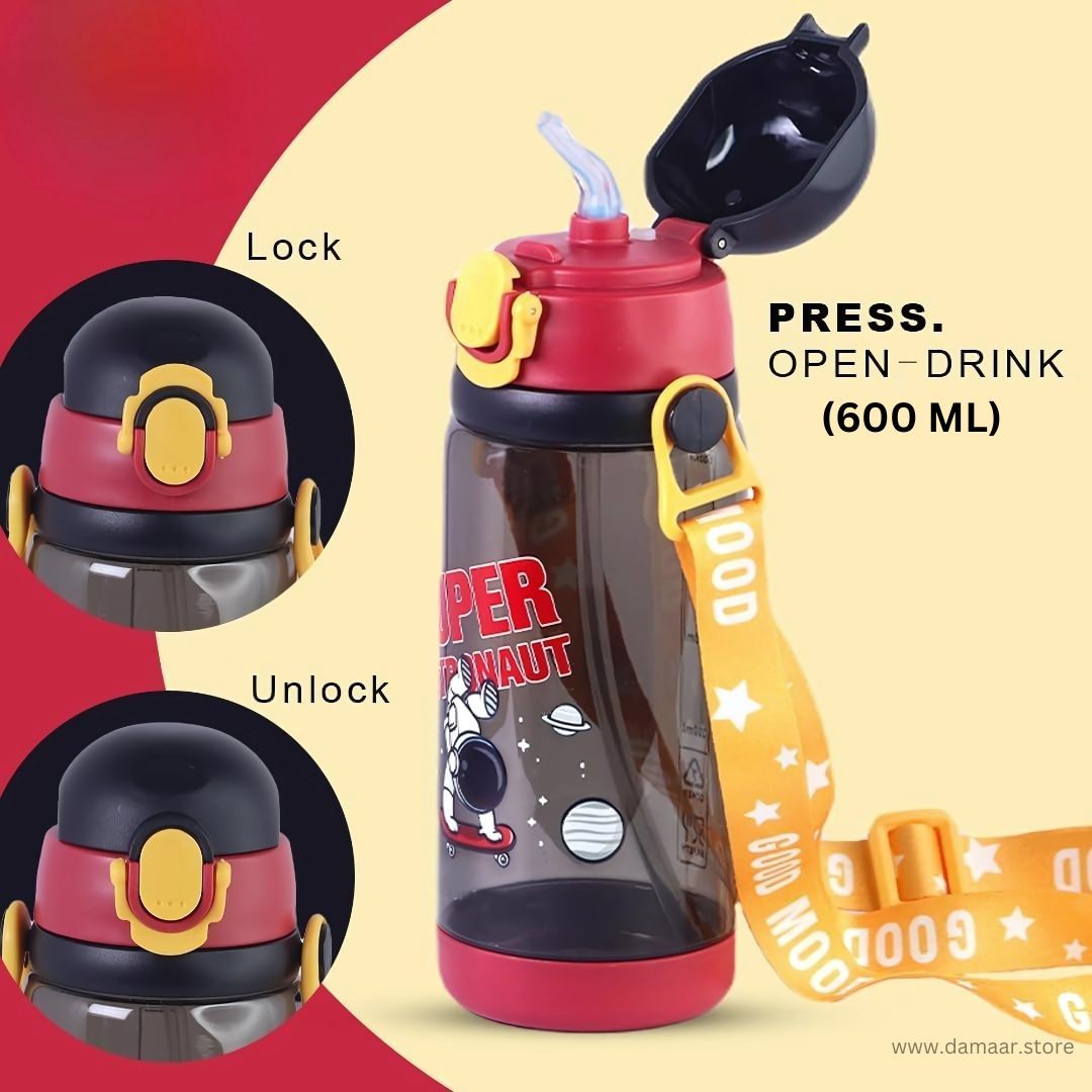 Astro Water Bottle (600 ML) | Leakproof Sipper | Stylish
