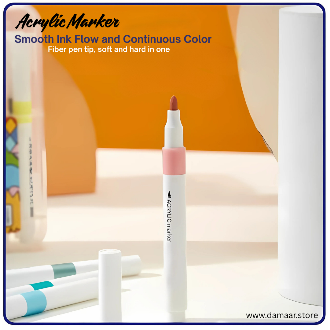 ArtBliss Acrylic Marker | Bright Colors | Easy Coverage | Smooth Ink Flow | Gift Pack