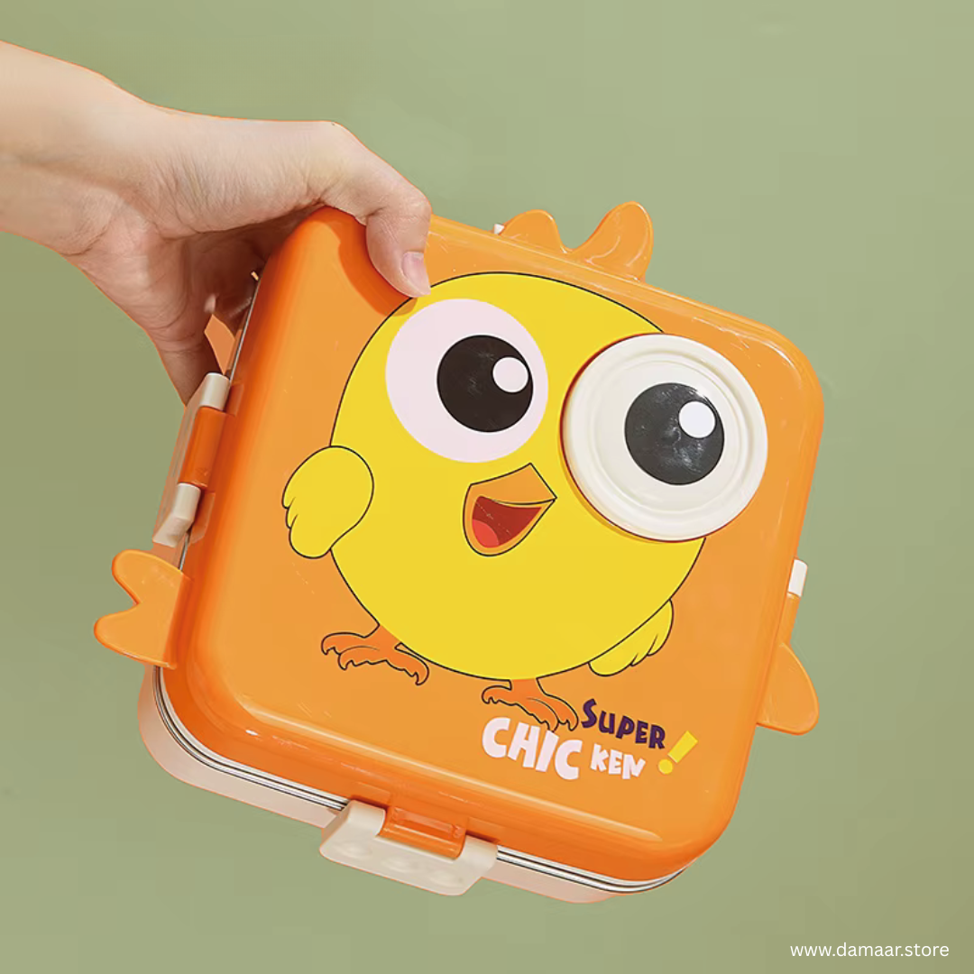 Super Lunch Box | 6 Compartment | Spacious and Stylish | Stainless Steel | Leakproof