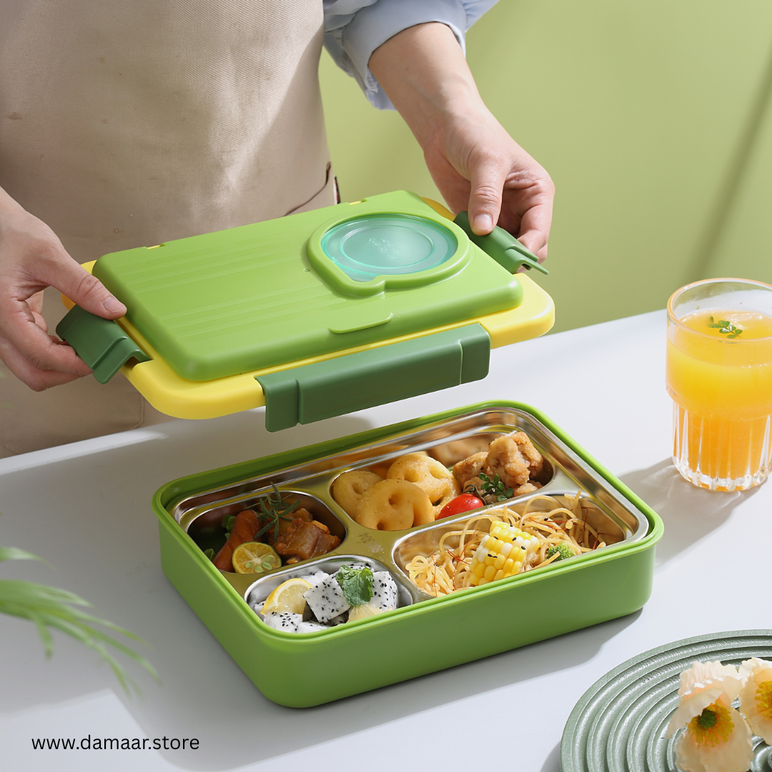Silly Willy Lunch Box | Large Tiffin | Stainless Steel | Food Grade | Bright and Beautiful | Stylish