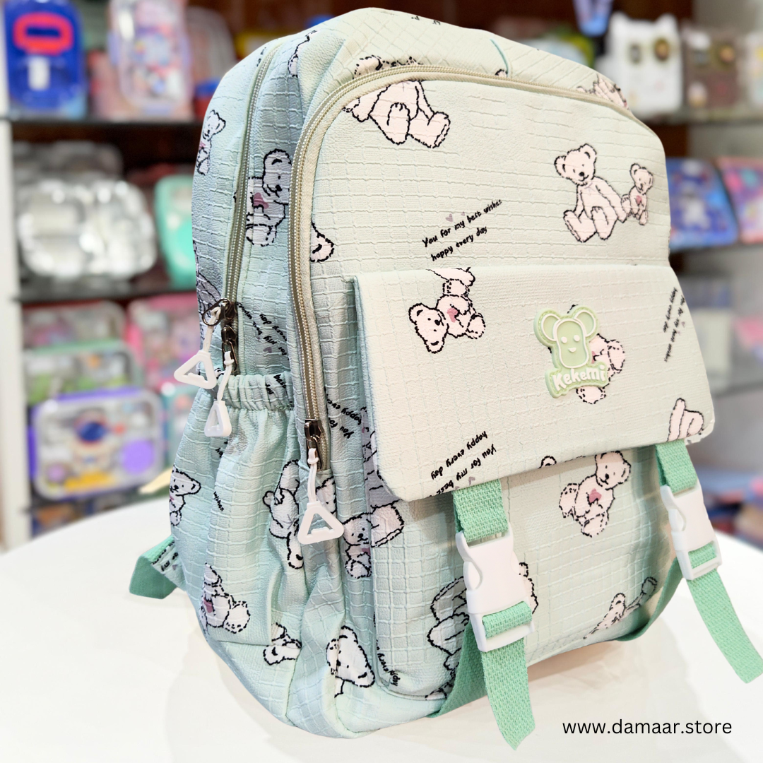 Teddy Backpack | Spacious School Bag | Cute Design | School or Travel Bag