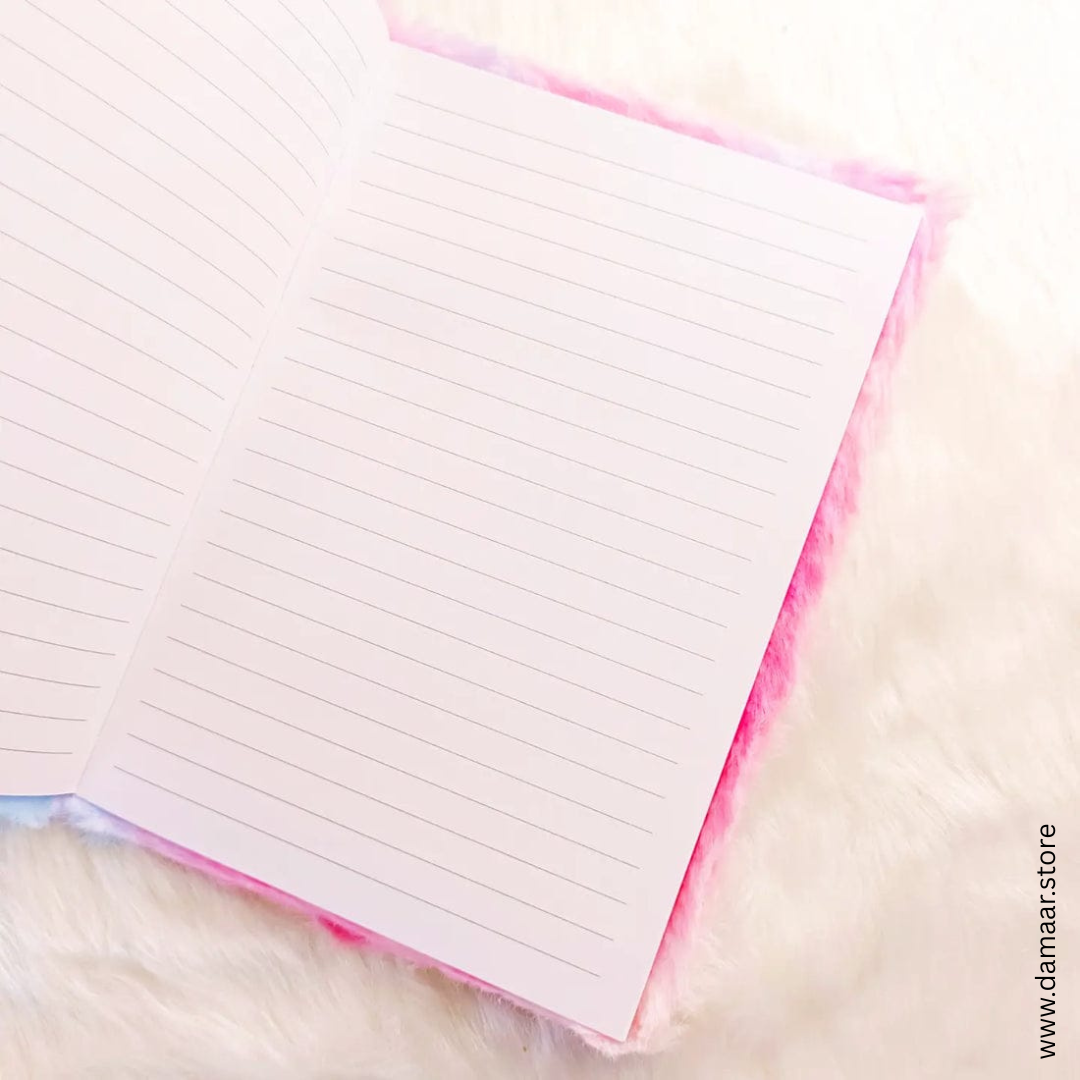 Dreamicorn Diary | Soft and Fluffy Cover | Ruled Pages | Matching Pen