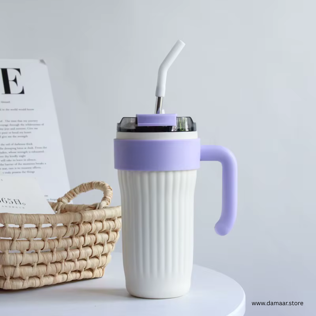 Comfy Tumbler | Insulated - Hot or Cold | Stainless Steel | Leak Proof | 800 ML Capacity