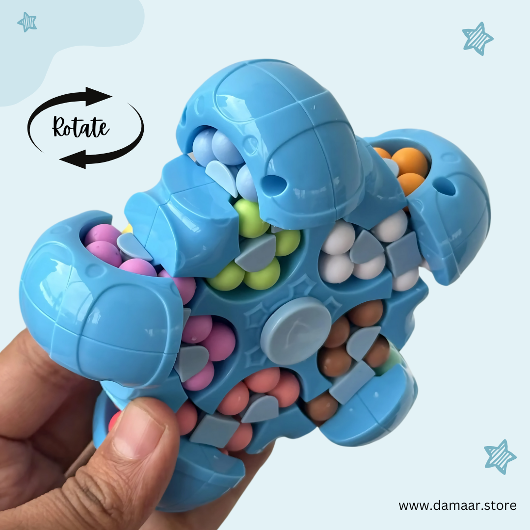 Rotating Magic Bean Cube | Rubik's Cube | Toy| Creative Fingertip | Random Colour