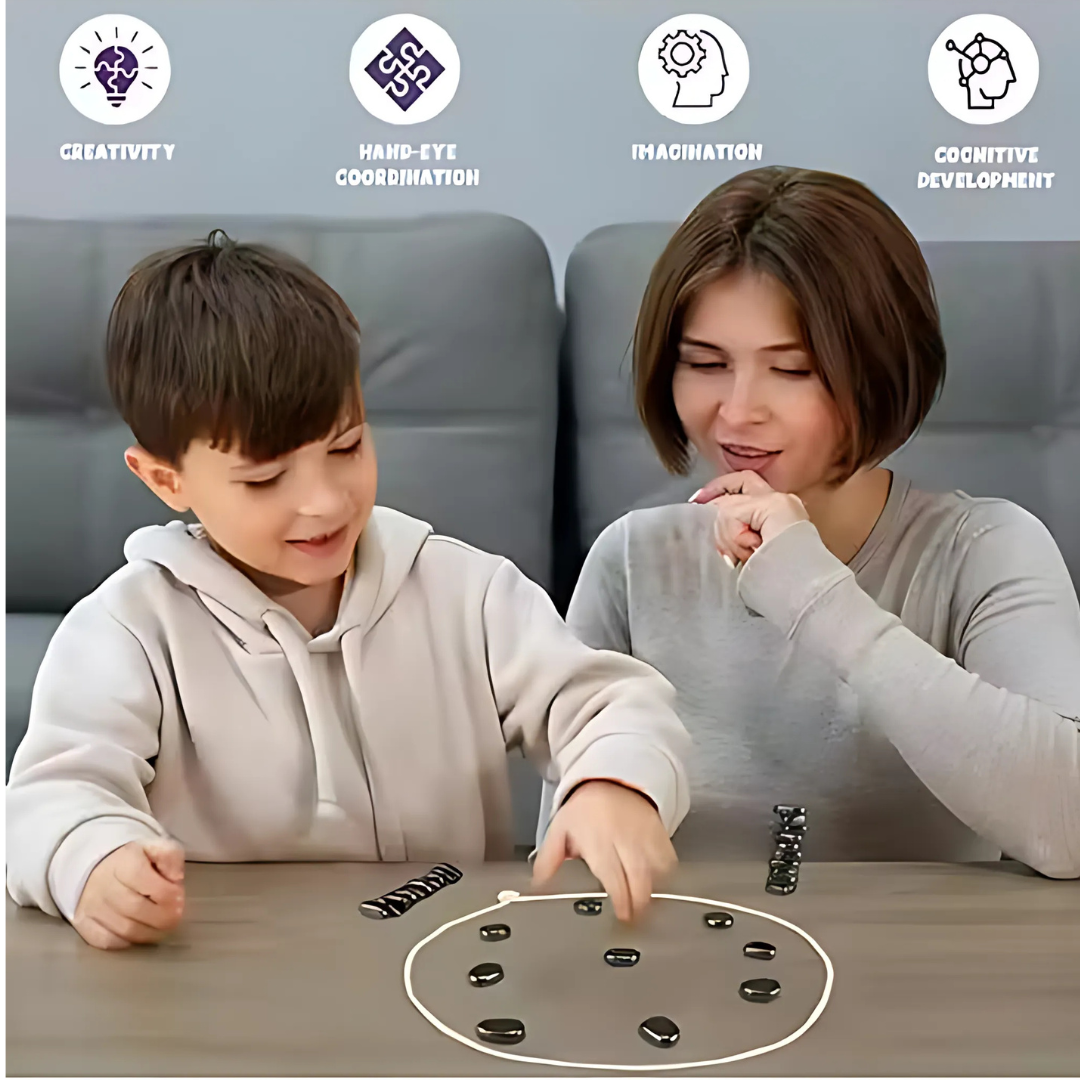 Magnet Power Kit | 6 Magnetic Shapes | Educational, Fun Play and Decoration