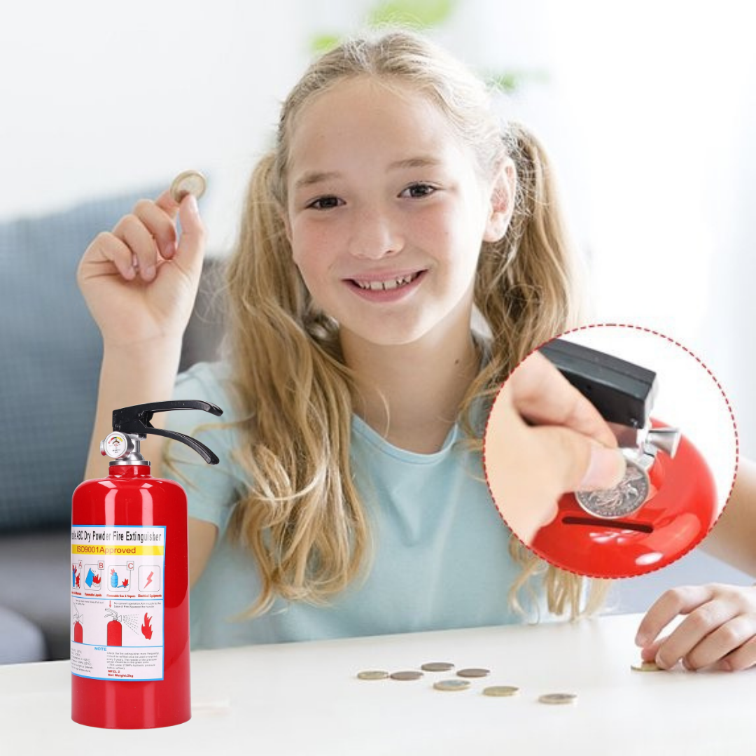 Fire Extinguisher Saving Coin Box | Saving Coin Box | Excellent Design | Decoration and Gift