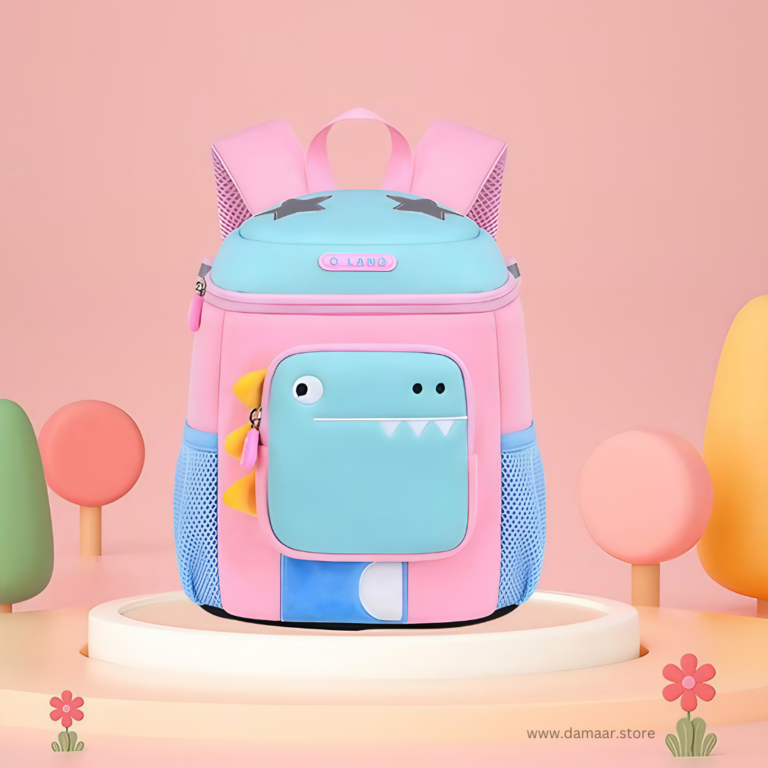 Plush Dino Backpack | School Bag | Lightweight