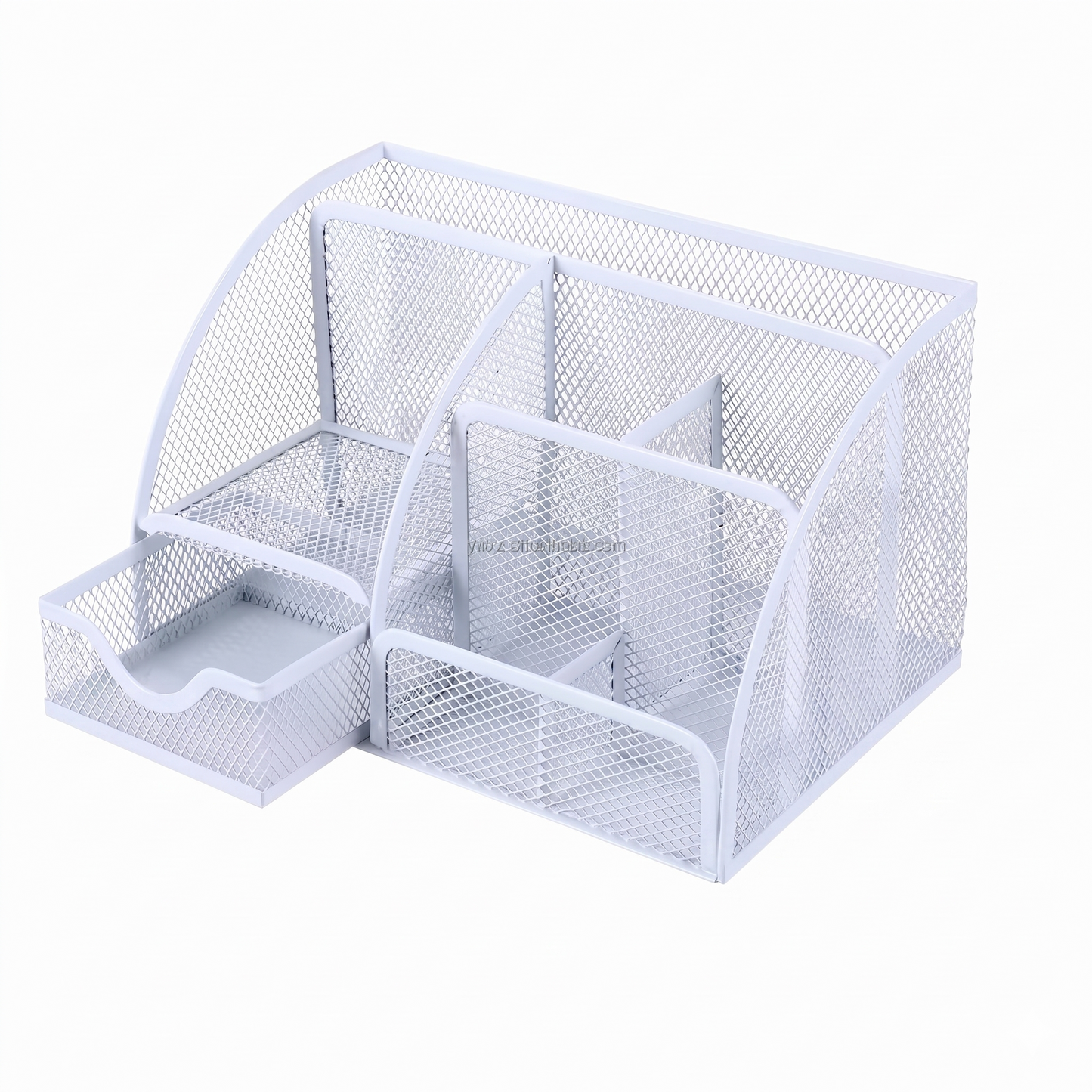 Super 7 Metal Mesh Desk Organiser | 7 Storage System | Strong and Sturdy | School or Office Stationery