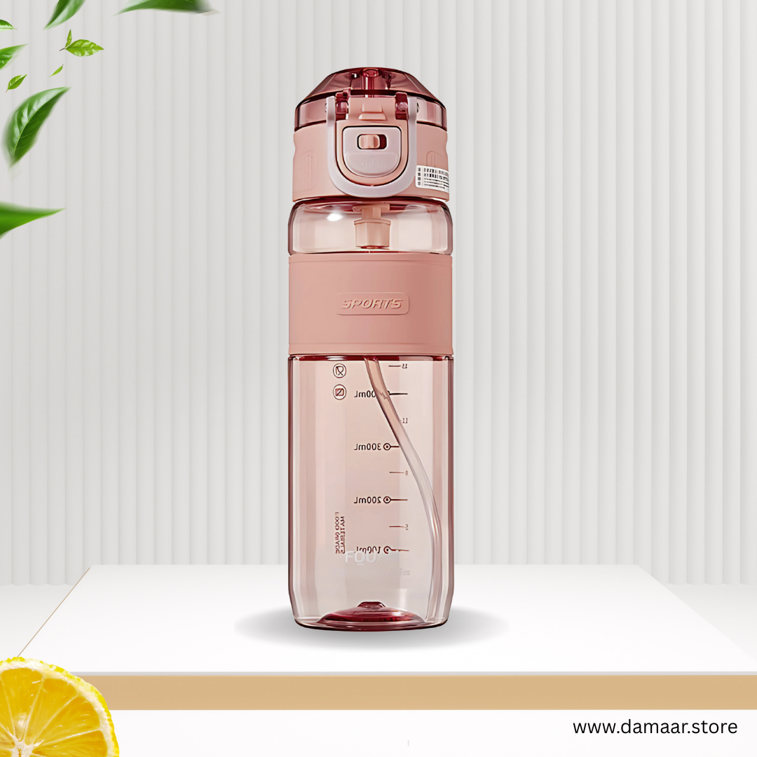 Sports water bottle | Secure Lock | Leakproof Bottle | Carry in Style | 760 ML Capacity