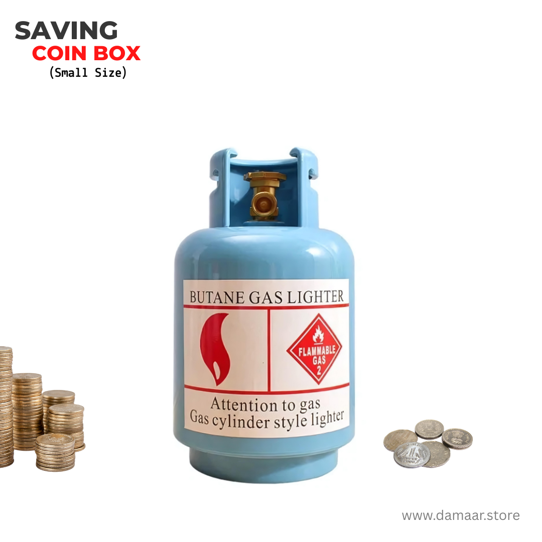 Gas Cylinder Coin Box | Beautiful and Practical | Saving Coin Box | Decoration