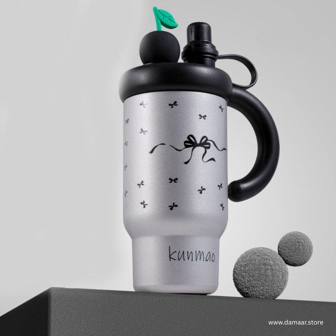 Trendy Fruitipop Tumbler | Hot and Cold Freedom | 800 ML Capacity | Leak Proof | Double Drinking Design