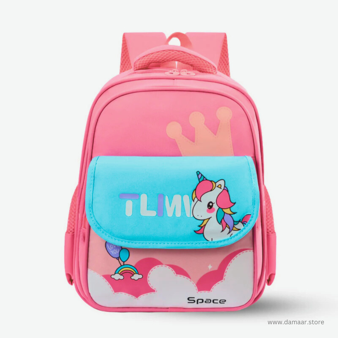School Bag | Cartoon Style Space Backpack | Durable