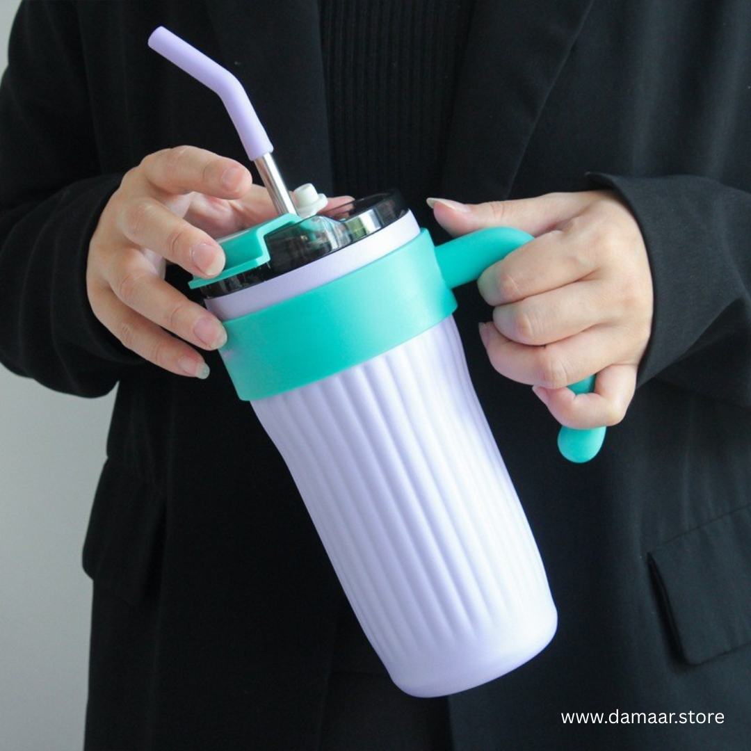 Comfy Tumbler | Insulated - Hot or Cold | Stainless Steel | Leak Proof | 800 ML Capacity