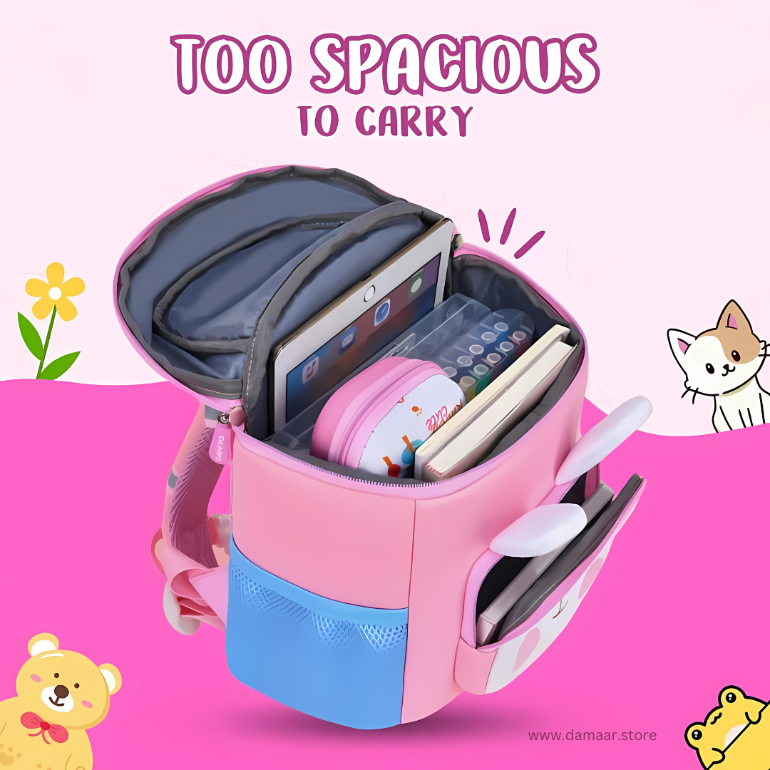 Plush Dino Backpack | School Bag | Lightweight