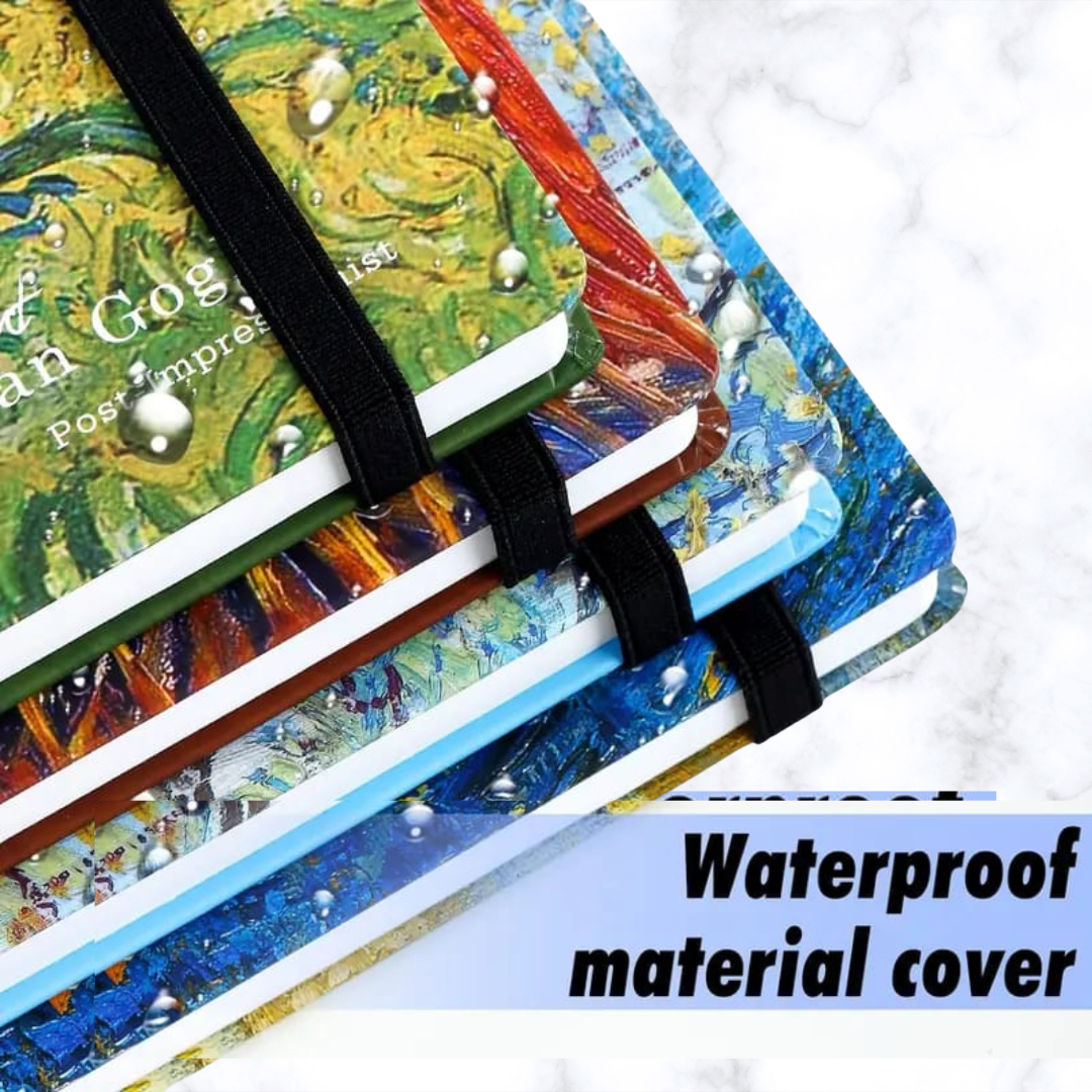 Masterpiece Sketchbook | Travel Notebook | 100 Thick Sketch Paper | Hardcover | A5 Size