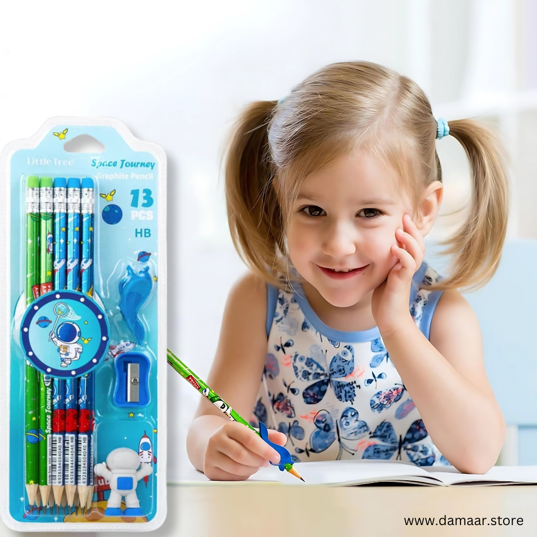 Space Theme Pencil | Smooth Writing | Fine Tip | High Quality Graphite Pencil | Stationery