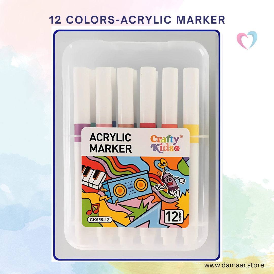 ArtBliss Acrylic Marker | Bright Colors | Easy Coverage | Smooth Ink Flow | Gift Pack