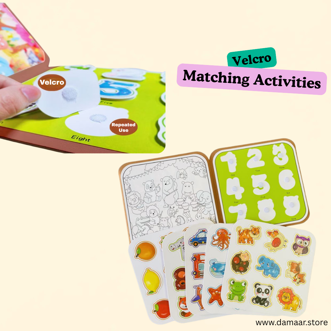 Magic Paint & Busy Book | with 1 Water Pen | Matching Games | Childs Fun Learning |
