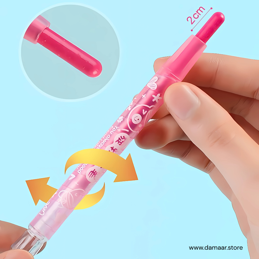 Twist Crayon Colours | Rotating Core | Bright colours | Complimentary Sketch Book