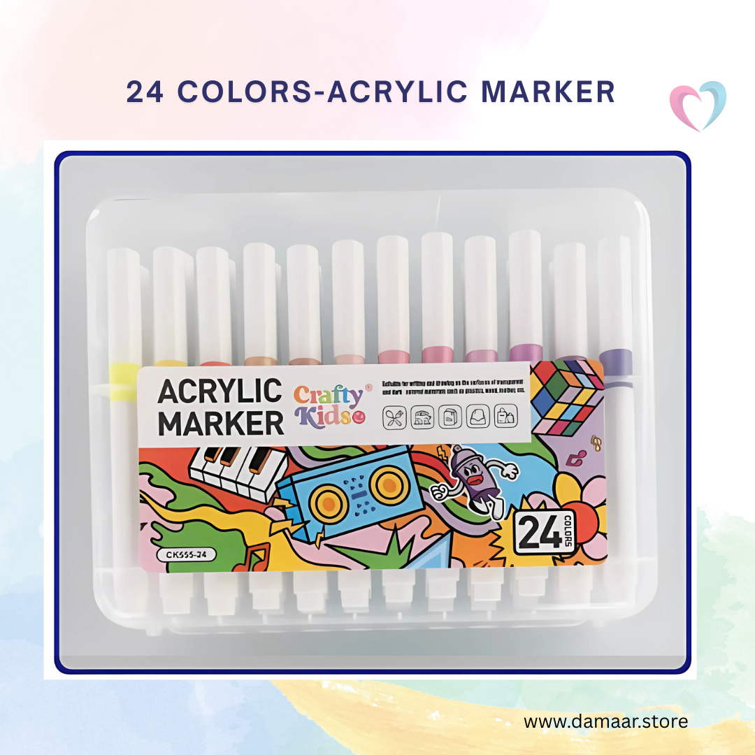 ArtBliss Acrylic Marker | Bright Colors | Easy Coverage | Smooth Ink Flow | Gift Pack