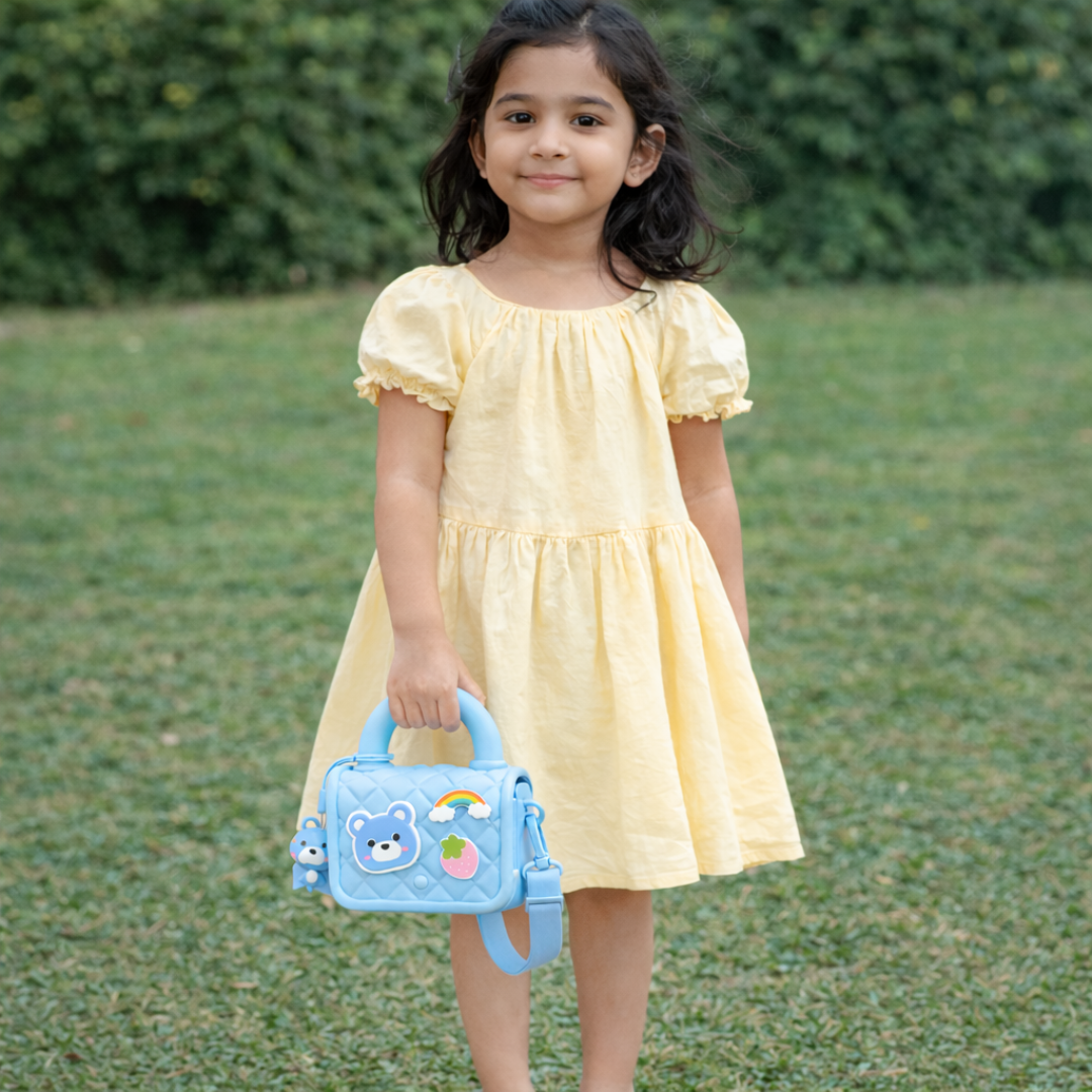 Little Joy Mini Hand Bag | Premium Kawaii-Q Brand | Cute Design and Stylish |Ideal for Kids (4–8 Years)