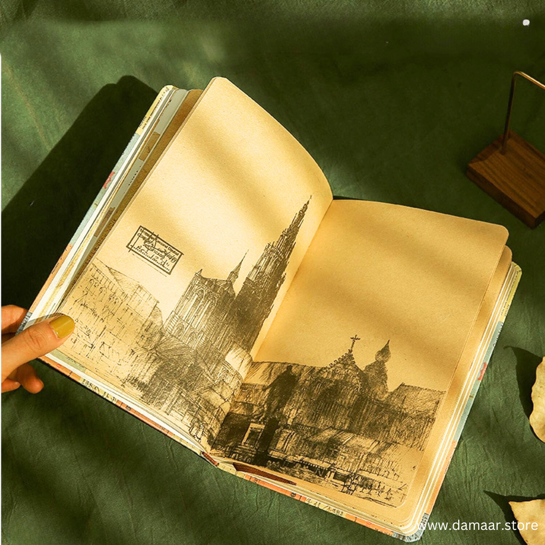 Vintage Journal Diary | 88 Thick Pages | Perfect for Personal, Home and Office Use