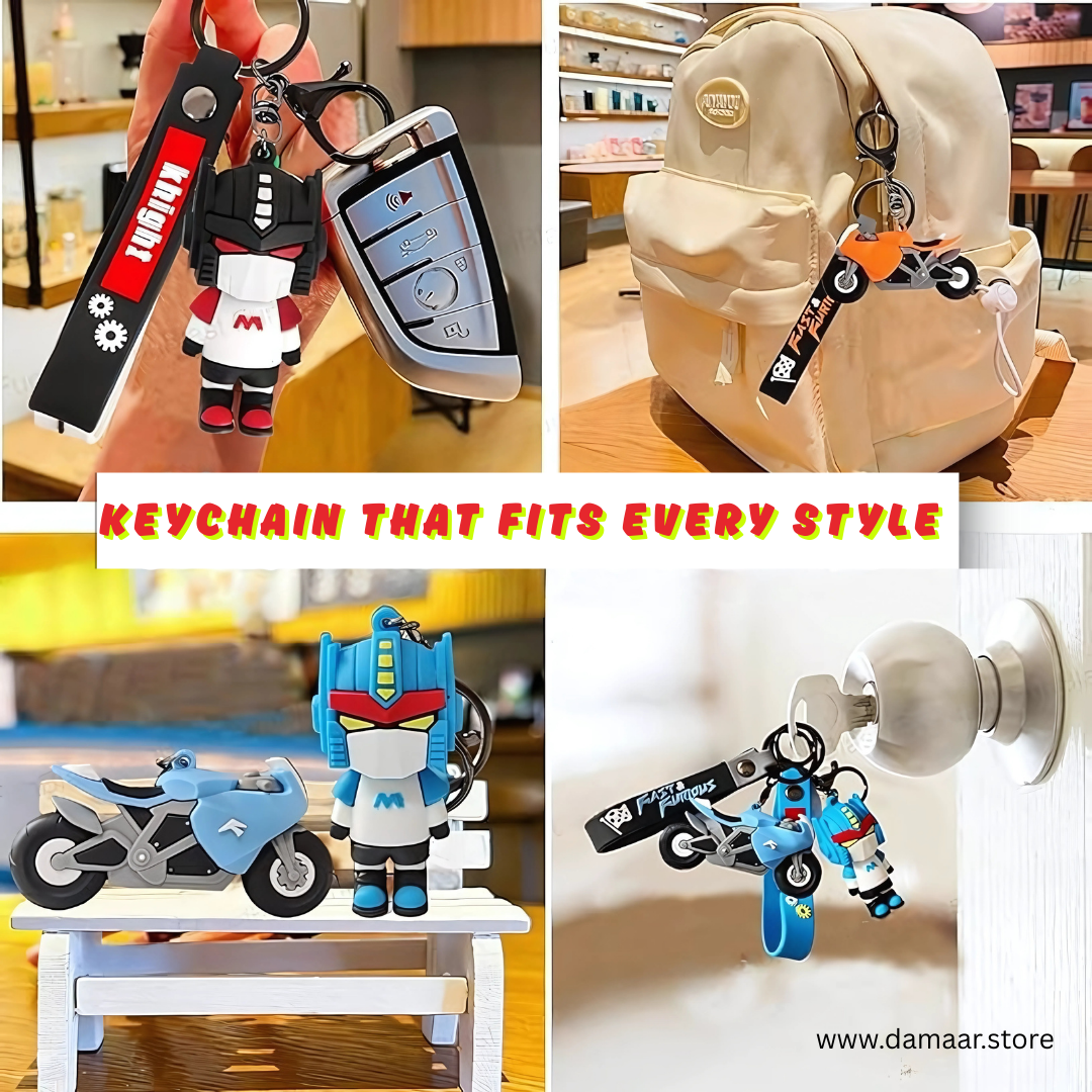 Fast & Furious Bike Keychain | Soft Rubber | Premium Quality | Fits every style