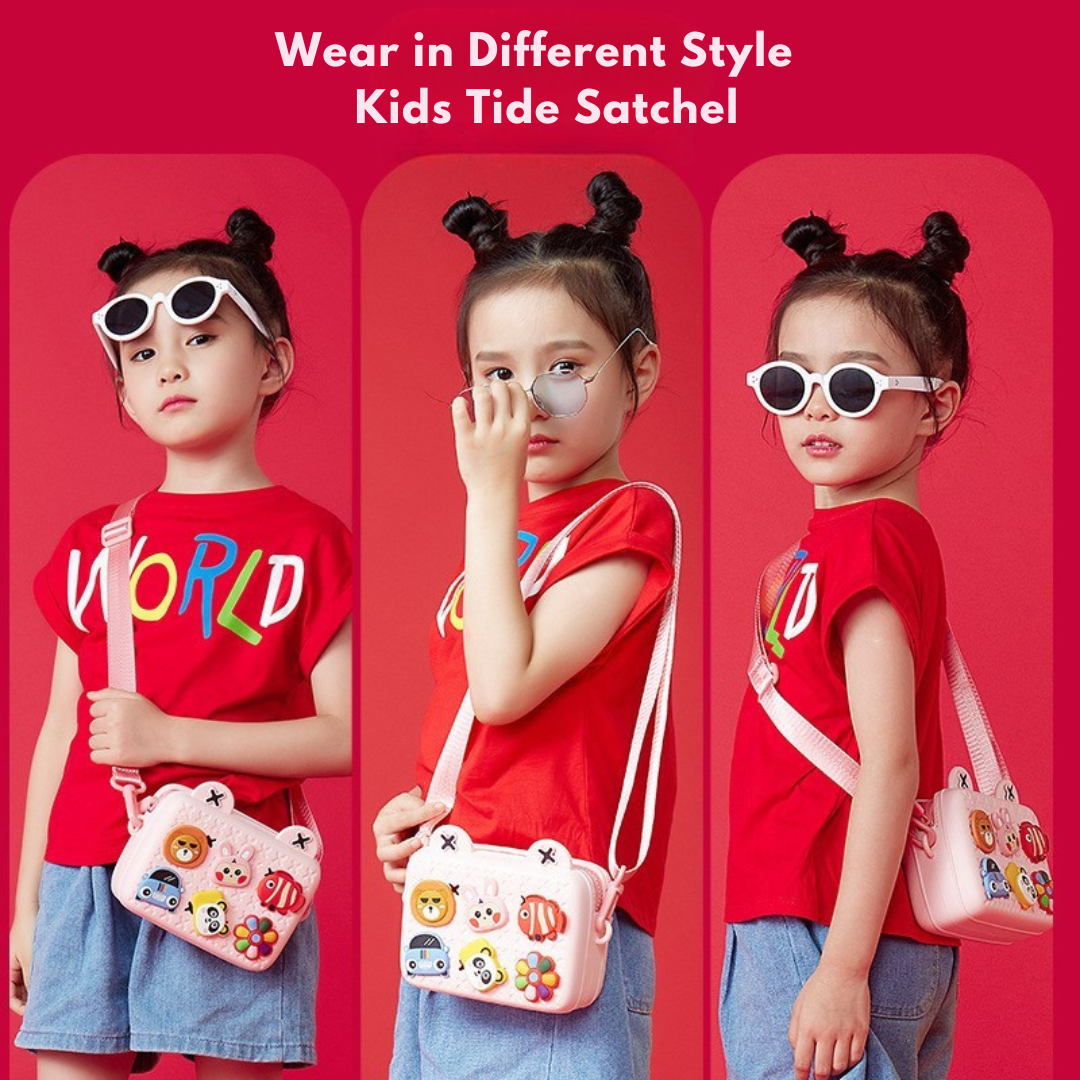 Mini Kids Sling Bag | Kids Fashion | For Boys and Girls | Easy to Clean | Lightweight | Kids Aged 3+