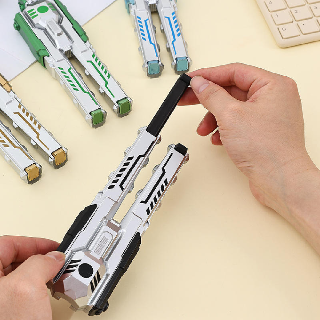 Robot Transformer Ball Pen | Set of 2 Different Colour | Blue Ink | Unique and Trendy